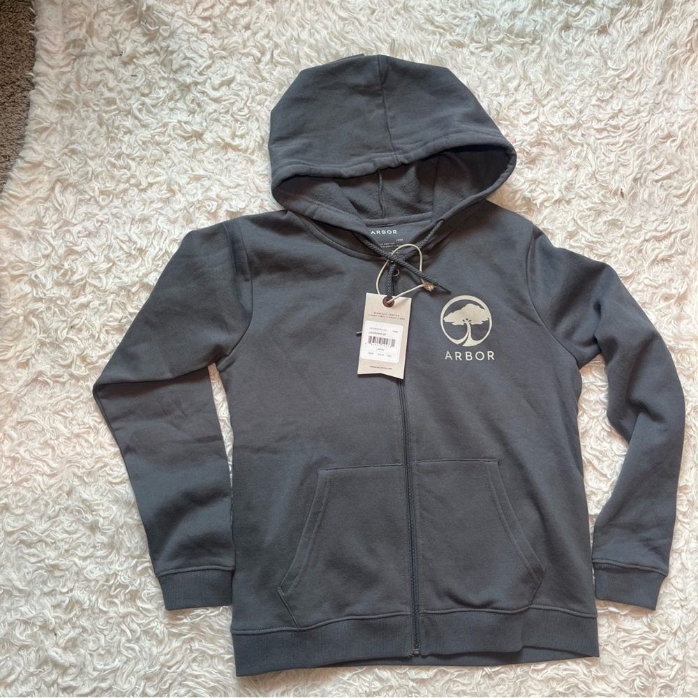 Arbor Kids Gray NWT !Zip up  Hoodie Jacket